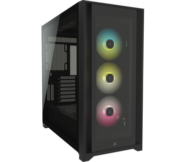 Corsair iCUE 5000X RGB Tempered Glass Zwart