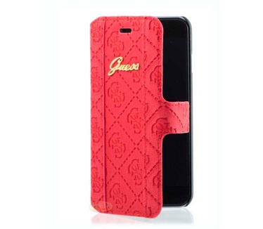 Guess Originele Scarlett Folio Bookcase Hoesje - Rood voor de Apple Iphone 6 / 6S Rood