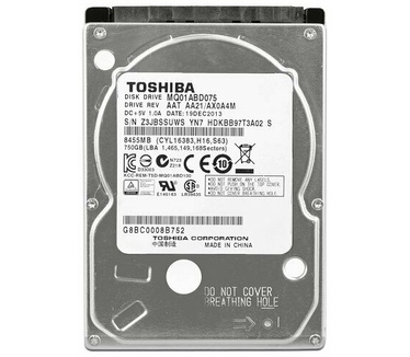 Toshiba MQ01ABD075, 750GB