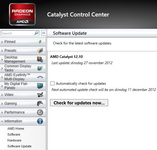 Catalyst auto-update