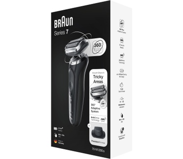 Braun Series 7 70-N1200s Elektrisch Scheerapparaat Met Precisietrimmer, Zilver