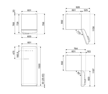 Smeg FAB28RRD5