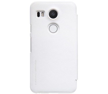 Nillkin Qin Slim PU Leather Book Case LG Google Nexus 5X - Wit