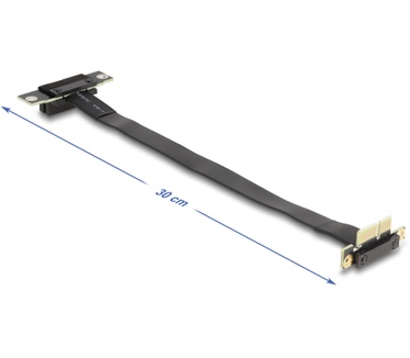 Delock Riser Card PCI Express x1 male 90° angled to x1 slot 90° angled ...