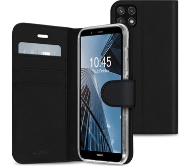 Accezz Wallet Softcase Bookcase Samsung Galaxy A22 (5G) - Zwart
