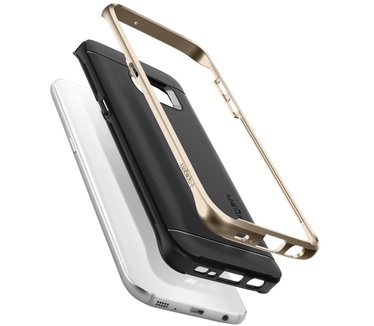 Spigen Neo Hybrid Samsung Galaxy S7 edge Case  Goud