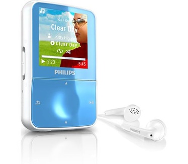 Philips SA1VBE04B/02 GoGear 4 GB MP3-speler 0MB Blauw