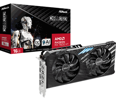 ASRock RX 7600 XT Challenger 16GB OC - Videokaart
