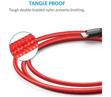 Anker USB A - Micro USB B, 1.8m