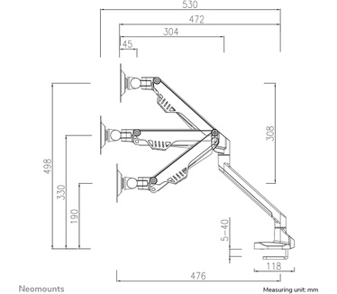 Neomounts by Newstar Neomounts by Newstar monitor bureausteun