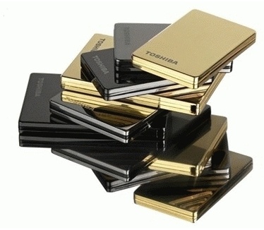 Toshiba StorE Steel 320GB Goud