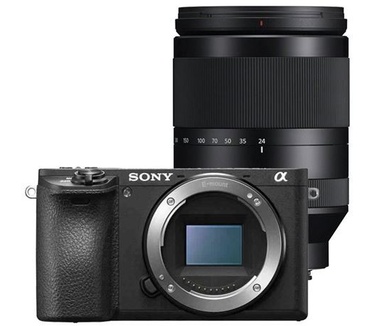 Sony A6500 + 24-240mm f/3.5-6.3 Zwart