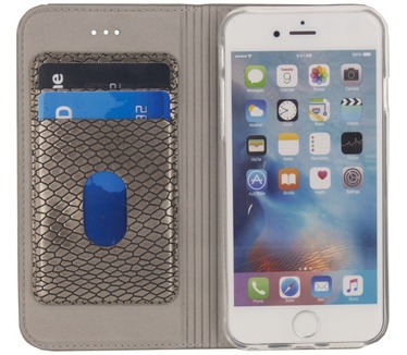 Mobilize Gelly Book Case - iPhone 6(S) 4.7" - Lizard Gun Metal