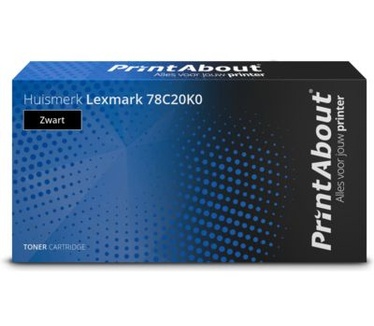 PrintAbout Huismerk Lexmark 78C20K0 Toner Zwart