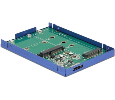Delock 2.5″ Converter USB 3.1 Micro-B female > M.2 / mSATA with enclosure