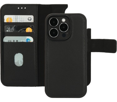 Mobiparts Leather 2 in 1 Wallet Case Apple iPhone 14 Pro Black