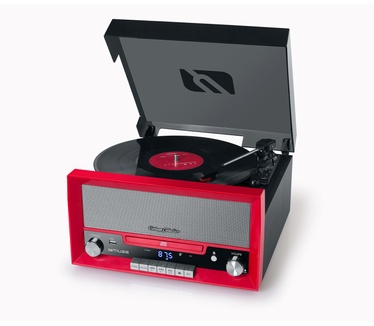 Muse MT-110RD Muziek center met platenspeler en CD-speler