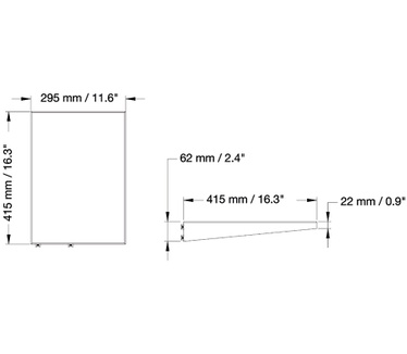 Newstar flatscreen meubel, drager