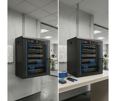 Extralink 19\" 1U 7 SOCKET EU TYPE POWER PDU WITH SWITCH PDU 7-EU
