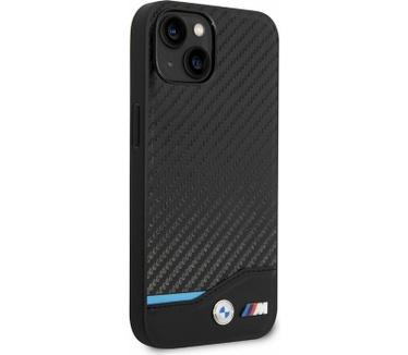 BMW M Blue Line Back Case - Apple iPhone 14 (6.1") - Zwart Zwart