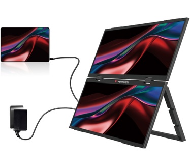 Verbatim Portable 15.6" FHD Dual Monitor Essentials