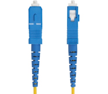 Startech.com 1m LC naar SC (UPC) OS2 Single Mode Simplex Glasvezel Kabel, 9/125µm, Laser Optimized, 40G/100G, Flexibel Buigen, Low Insertion Loss, LSZH Fiber Patchkabel