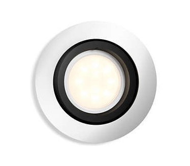 Philips Hue Milliskin inbouwspot rond aluminium (White Ambiance, excl DIM switch)
