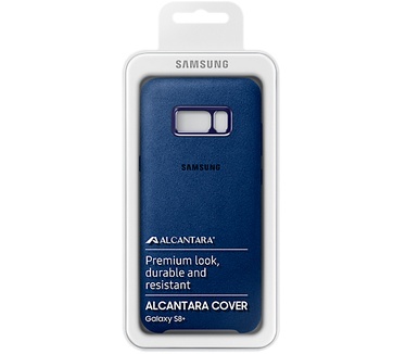 Samsung Galaxy S8 Plus Alcantara Cover (Galaxy S8+) Blauw