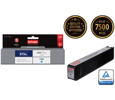Activejet Activejet AH-973CRX inkt (vervanging HP 973XL F6T81AE; Premium; 105 ml; blauw)