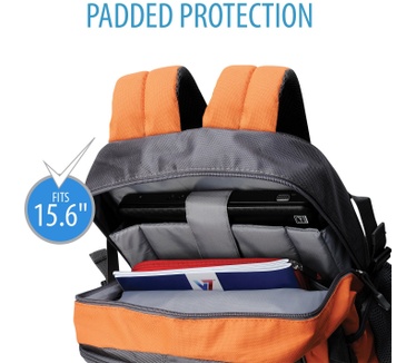 V7 Odyssey Laptop Backpack 15.6" orange