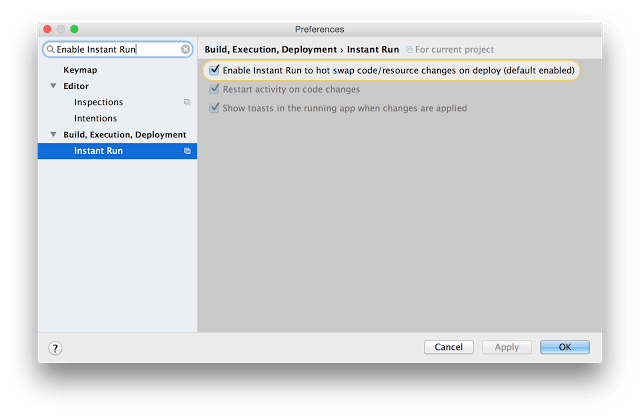 Android Studio 2.0