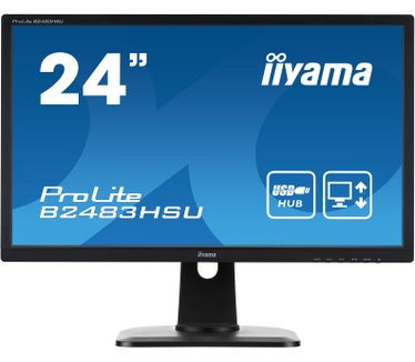 Iiyama ProLite ProLite B2483HSU-B1DP Zwart