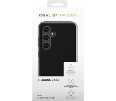 iDeal of Sweden Silicone Case (Galaxy S24) Zwart