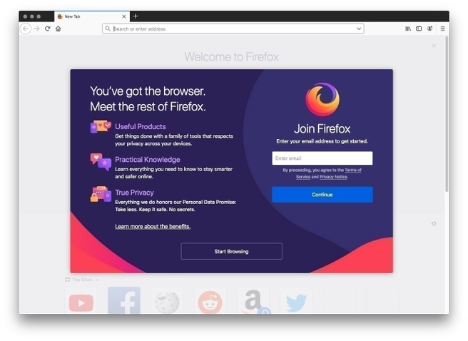 Firefox voor macOS. Bron: MacUpdate