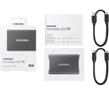 Samsung Portable SSD T7 1TB Grijs