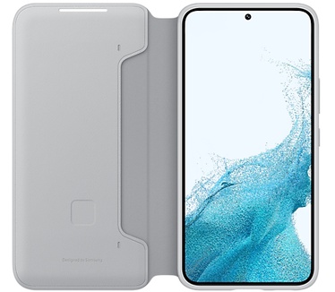 Samsung Galaxy S22 (S901) - LED Wallet Case Grijs