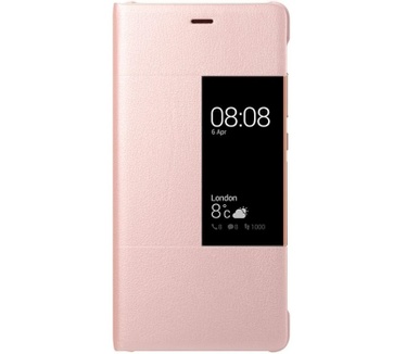 Huawei Origineel S-View Book Cover voor P9 - Roze Roze
