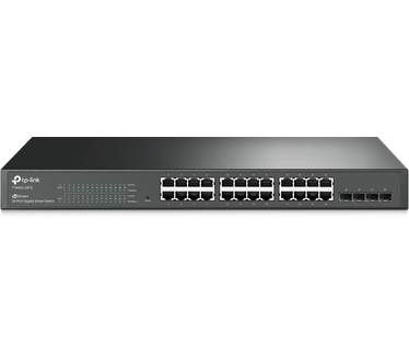 TP-Link gigabit smart switch met 24 poorten en 4 SFP-sleuven (T1600G-28TS (TL-SG2424))