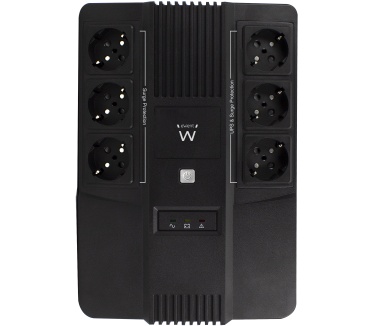 Eminent UPS, 600 VA, 6x EU outlet, 1x IEC C14 input, 230 V 1 stk