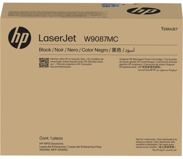 HP W9087MC Managed LaserJet-tonercartridge, zwart