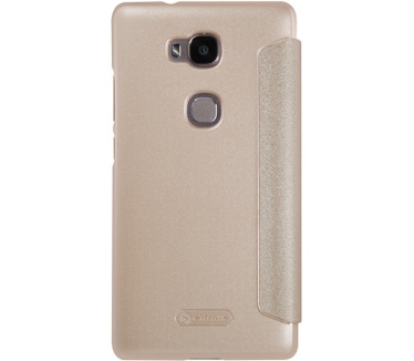Nillkin New Sparkle S-View Book Case voor Huawei Honor 5X - Goud