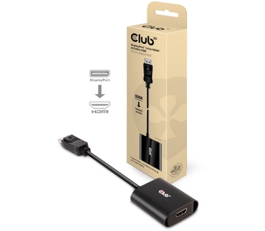 Club 3D DisplayPort 1.4 to 4K120HZ HDR Active Adapter Zwart