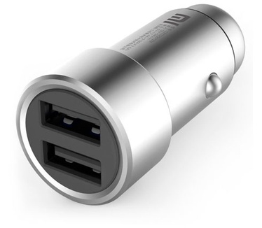 Xiaomi Dual USB Autolader - 3600mAh - Silver