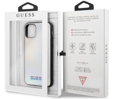 Guess IriDescent Hard Case voor Apple iPhone 11 (6.1") - Zilver  Zilver