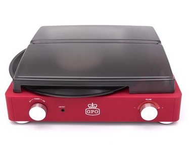 GPO Retro SW508CRED Platenspeler met ingebouwde speakers