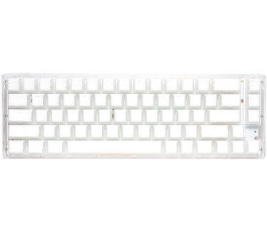 Ducky One 3 SF Aura, clear keycaps, MX Blue, Qwerty US, Wit