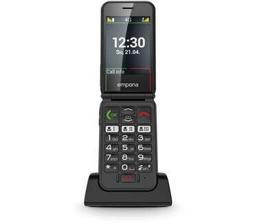 emporia SIMPLICITYglam 4G Wit, Zwart