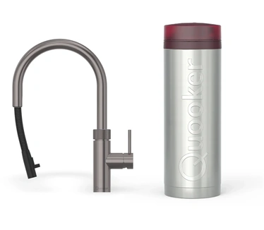 Quooker Flex Round Gunmetal incl. PRO3 reservoir