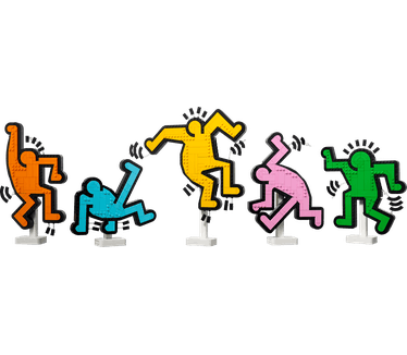 LEGO Art Keith Haring – Dansende figuren