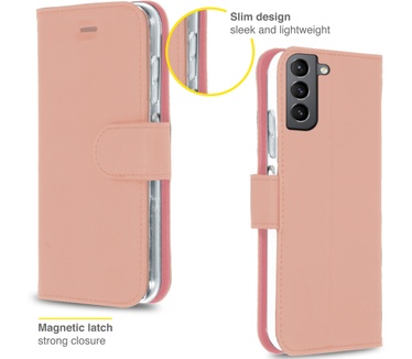 Accezz Wallet Softcase Bookcase Samsung Galaxy S21 FE - RosГ© Goud (Galaxy S21 FE) Rosé Goud